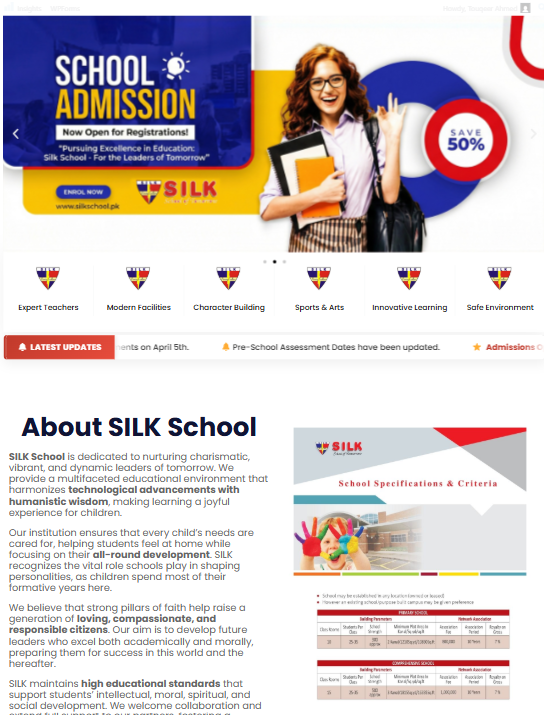 silk school